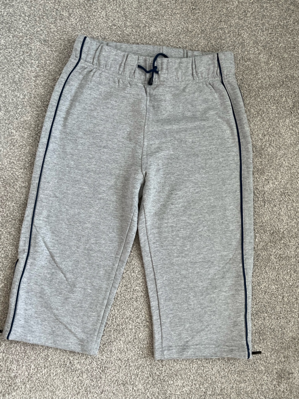 NWT Gola Grey Drawstring Jogger Bottoms with Navy Trim Size Medium